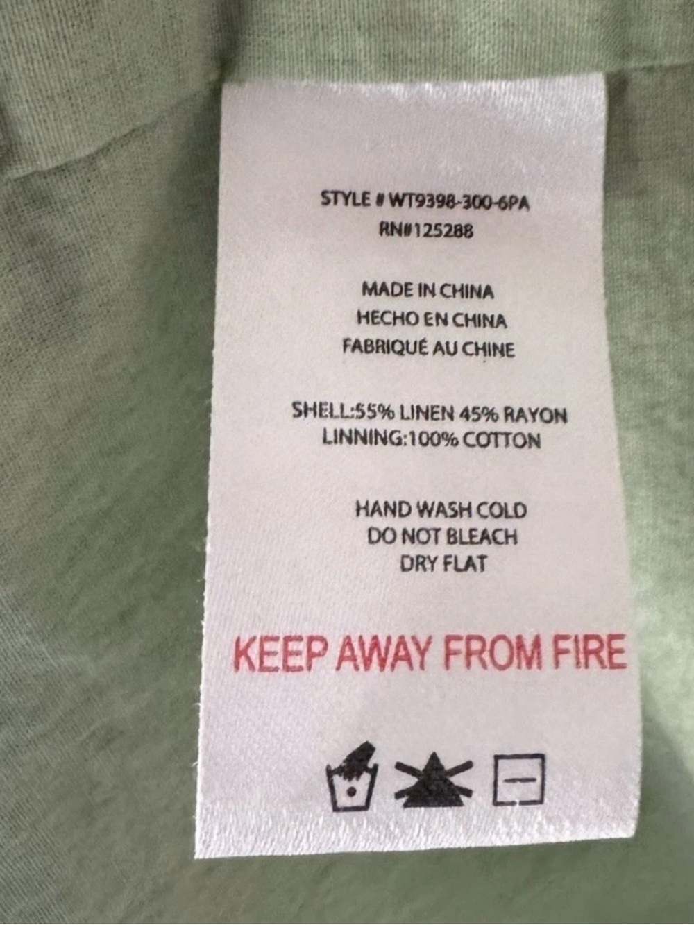 Jason Wu Linen Blend Surplice Faux Wrap Tie Front Midi Dress Tropical Size 8 - Picture 5 of 6